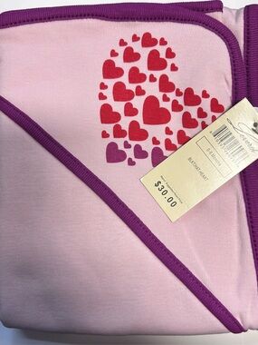 Leveret 100% Cotton Baby Hooded Receiving Blanket & Hat Set (3-6 months)